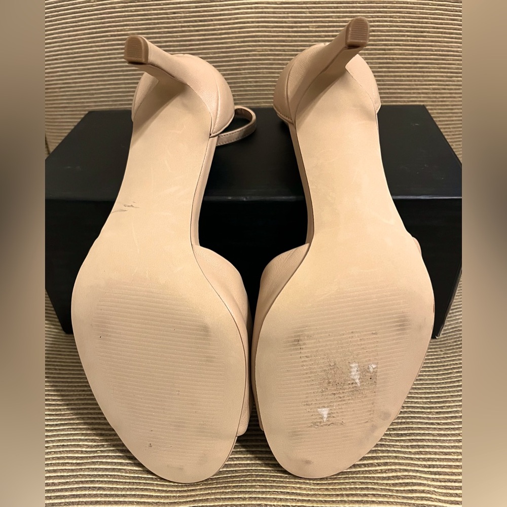 NWOT Nordstrom Anders Leather Ankle Strap Sandal in Tan Candy - Size 8 - Picture 14 of 17